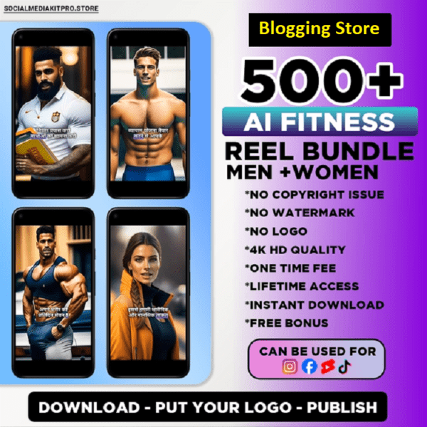 500+AI FITNESS Reels Bundle Download