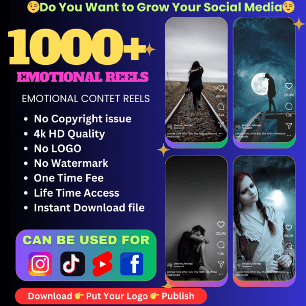 1000+ Emotion Videos Instagram Reels bundle Download